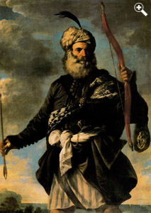 Orientalischer Krieger von Pier Francesco Mola